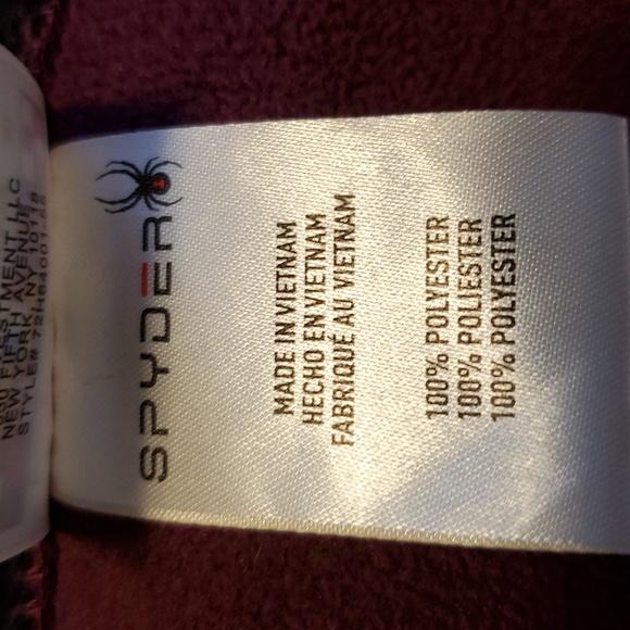 Spyder women's purple and black zipped jacket. Size large - Picture 12 of 12